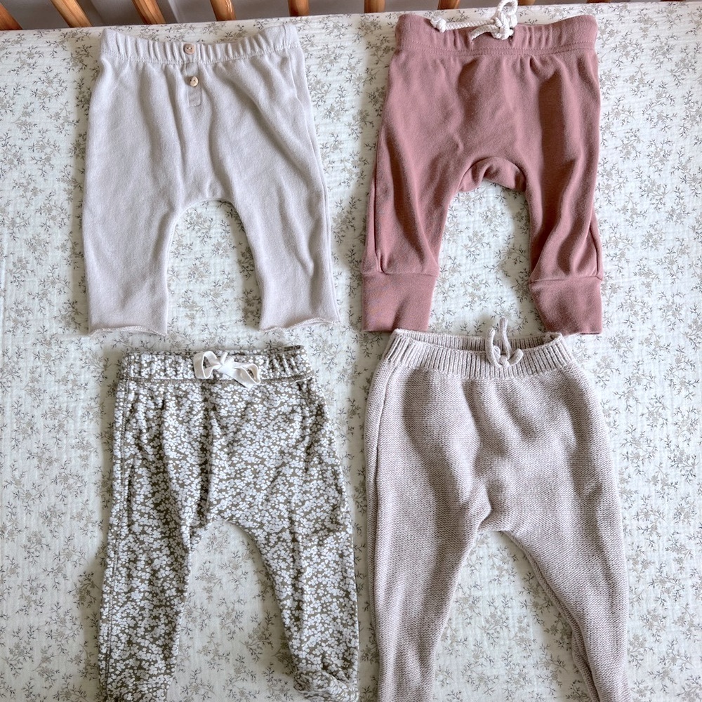Mebie Baby, Jamie Kay, Zara 0-3m pants bundle